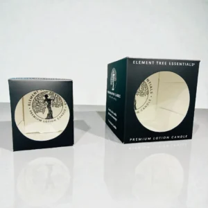 candle box with window